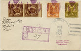 US Wisconsin, Medina 633, 638, 640 Fancy Cancel Cover, Negative "M" in Circle